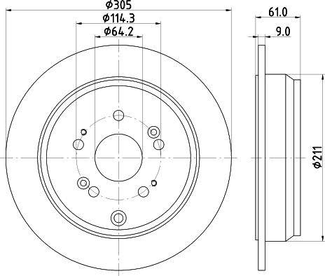 DON PCD12962 - Тормозной диск autodnr.net