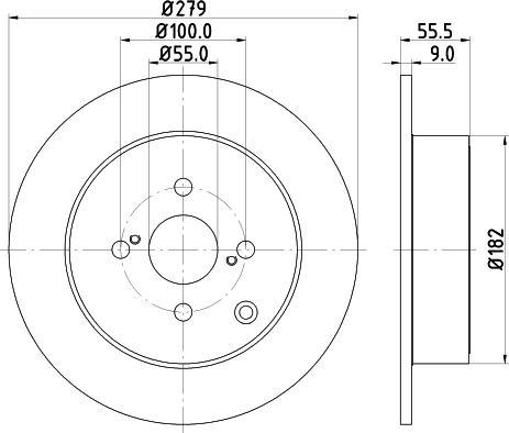 DON PCD13012 - Гальмівний диск autocars.com.ua