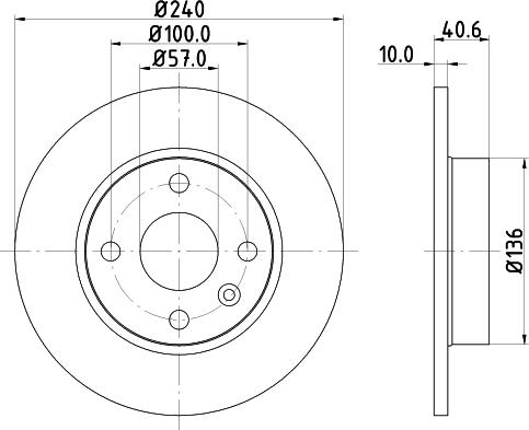 DON PCD13512 - Тормозной диск avtokuzovplus.com.ua