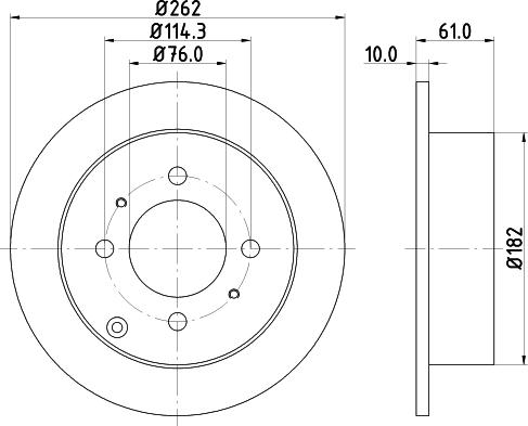 DON PCD14612 - Гальмівний диск autocars.com.ua