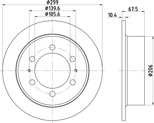 DON PCD14982 - Тормозной диск autodnr.net