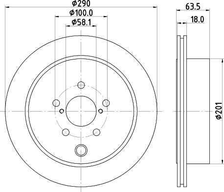 DON PCD15442 - Гальмівний диск autocars.com.ua