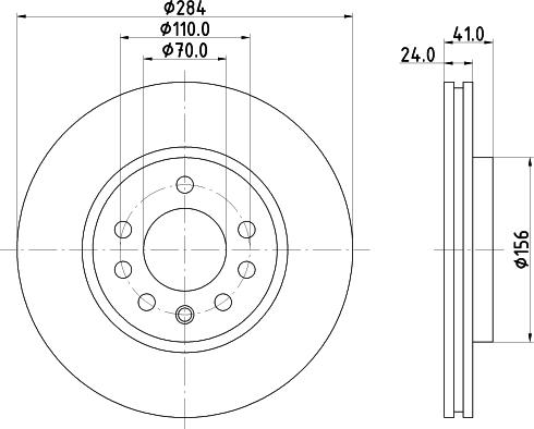 DON PCD16232 - Гальмівний диск autocars.com.ua