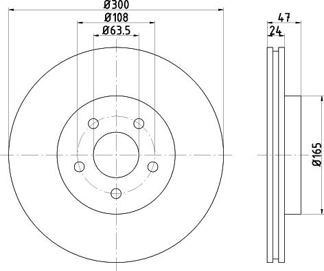 DON PCD18112 - Тормозной диск avtokuzovplus.com.ua