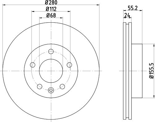 DON PCD18972 - Тормозной диск autodnr.net