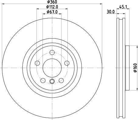 DON PCD19381 - Гальмівний диск autocars.com.ua