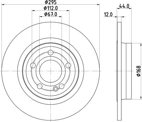 DON PCD20532 - Гальмівний диск autocars.com.ua