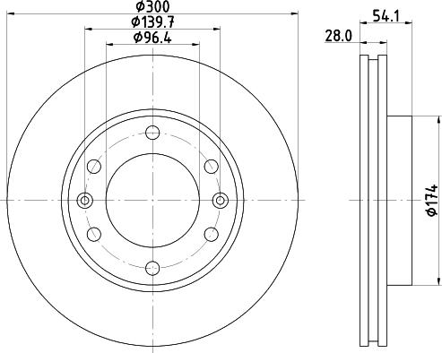 DON PCD20792 - Гальмівний диск autocars.com.ua