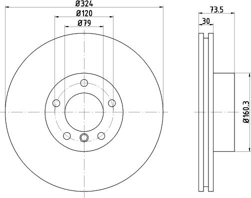 DON PCD21111 - Гальмівний диск autocars.com.ua