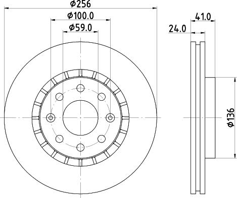 DON PCD22022 - Гальмівний диск autocars.com.ua