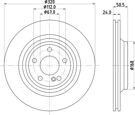 DON PCD22532 - Тормозной диск autodnr.net