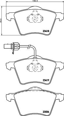 DON PCP1120 - Тормозные колодки, дисковые, комплект avtokuzovplus.com.ua