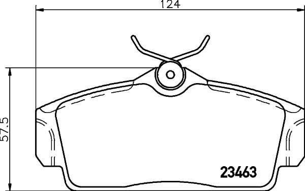 DON PCP1170 - Тормозные колодки, дисковые, комплект avtokuzovplus.com.ua