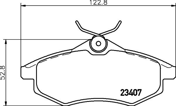 DON PCP1183 - Тормозные колодки, дисковые, комплект avtokuzovplus.com.ua