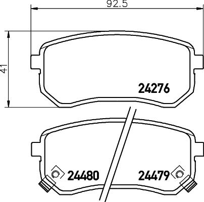 DON PCP1191 - Гальмівні колодки, дискові гальма autocars.com.ua