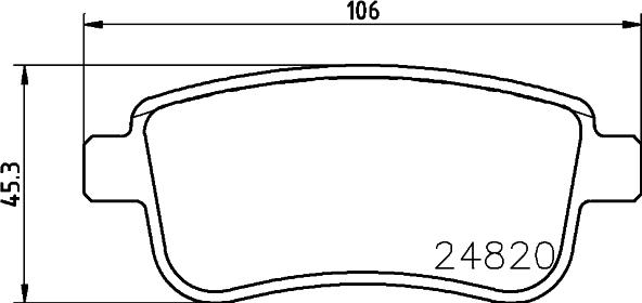 DON PCP1231 - Гальмівні колодки, дискові гальма autocars.com.ua