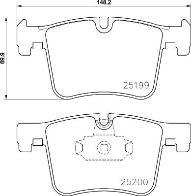 DON PCP1237 - Гальмівні колодки, дискові гальма autocars.com.ua