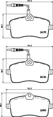 DON PCP1280 - Гальмівні колодки, дискові гальма autocars.com.ua