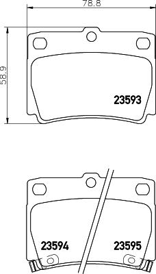 DON PCP1292 - Тормозные колодки, дисковые, комплект autodnr.net