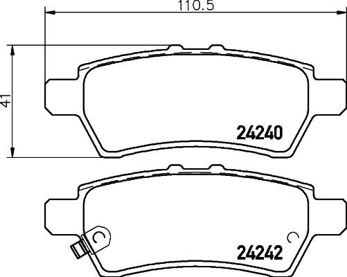 DON PCP1300 - Гальмівні колодки, дискові гальма autocars.com.ua