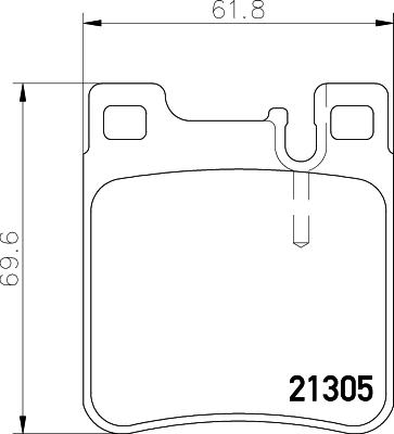 DON PCP1320 - Тормозные колодки, дисковые, комплект autodnr.net