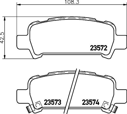 DON PCP1330 - Гальмівні колодки, дискові гальма autocars.com.ua