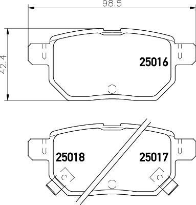 DON PCP1430 - Гальмівні колодки, дискові гальма autocars.com.ua