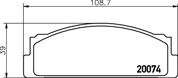 DON PCP1527 - Гальмівні колодки, дискові гальма autocars.com.ua