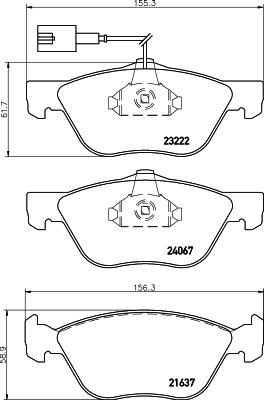 DON PCP1548 - Гальмівні колодки, дискові гальма autocars.com.ua