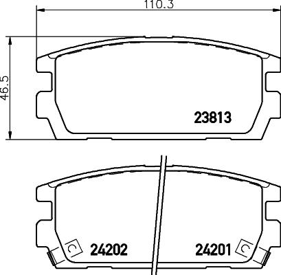 DON PCP1554 - Гальмівні колодки, дискові гальма autocars.com.ua