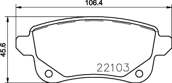 DON PCP1586 - Гальмівні колодки, дискові гальма autocars.com.ua