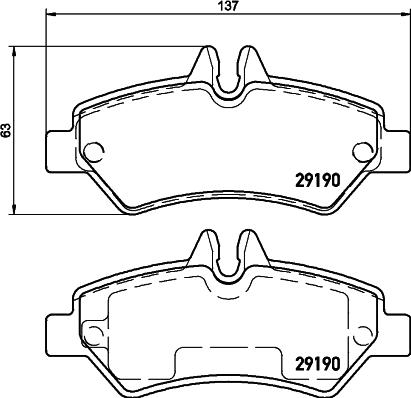 DON PCP1632 - Гальмівні колодки, дискові гальма autocars.com.ua