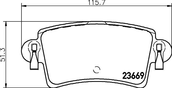 DON PCP1643 - Тормозные колодки, дисковые, комплект autodnr.net