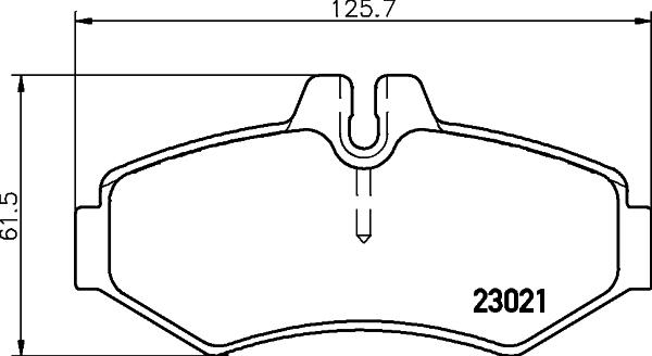 DON PCP1657 - Тормозные колодки, дисковые, комплект avtokuzovplus.com.ua