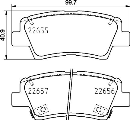 DON PCP1752 - Гальмівні колодки, дискові гальма autocars.com.ua