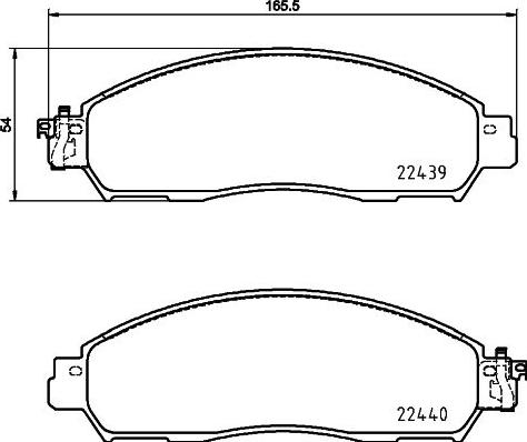 DON PCP1770 - Гальмівні колодки, дискові гальма autocars.com.ua