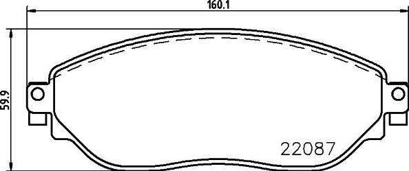 DON PCP1874 - Гальмівні колодки, дискові гальма autocars.com.ua