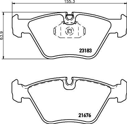 DON PCP1921 - Гальмівні колодки, дискові гальма autocars.com.ua