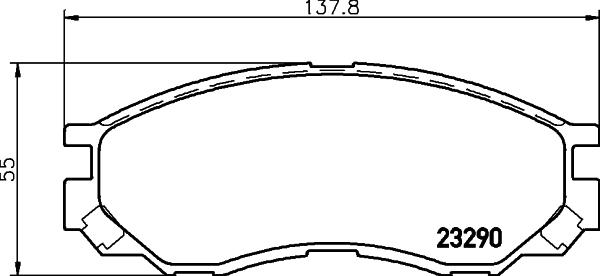 DON PCP1924 - Гальмівні колодки, дискові гальма autocars.com.ua