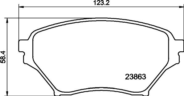 DON PCP1945 - Гальмівні колодки, дискові гальма autocars.com.ua