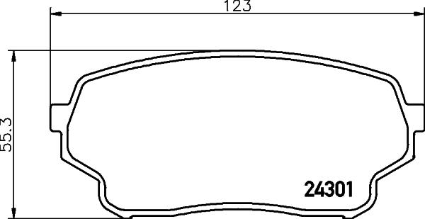 DON PCP1958 - Гальмівні колодки, дискові гальма autocars.com.ua