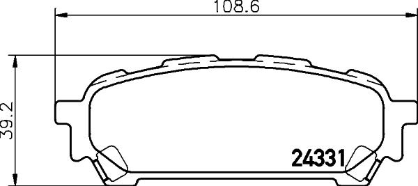 DON PCP1960 - Гальмівні колодки, дискові гальма autocars.com.ua