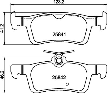 DON PCP2145 - Тормозные колодки, дисковые, комплект avtokuzovplus.com.ua