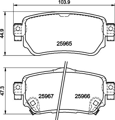 DON PCP2007 - Гальмівні колодки, дискові гальма autocars.com.ua