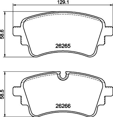 DON PCP2023 - Тормозные колодки, дисковые, комплект avtokuzovplus.com.ua