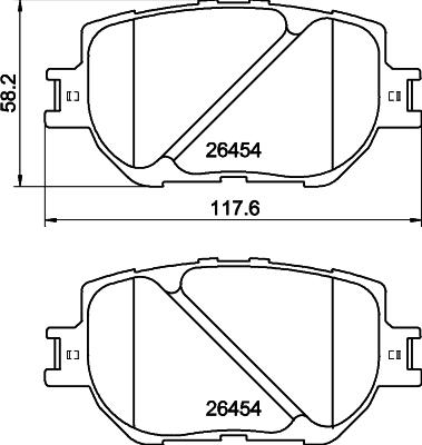 DON PCP2056 - Гальмівні колодки, дискові гальма autocars.com.ua