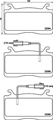 DON PCP2092 - Тормозные колодки, дисковые, комплект avtokuzovplus.com.ua