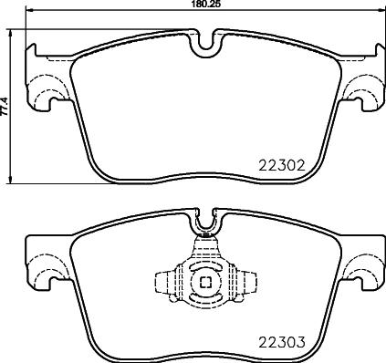 DON PCP2157 - Тормозные колодки, дисковые, комплект avtokuzovplus.com.ua