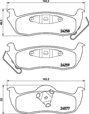 DON PCP2161 - Тормозные колодки, дисковые, комплект autodnr.net