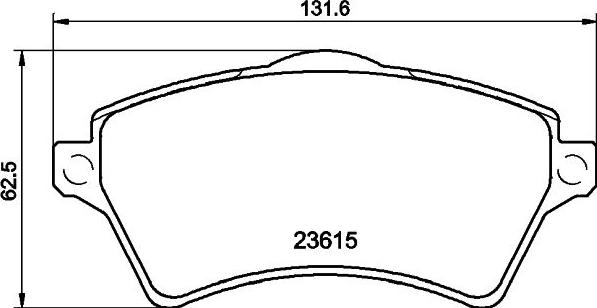 DON PCP2178 - Гальмівні колодки, дискові гальма autocars.com.ua